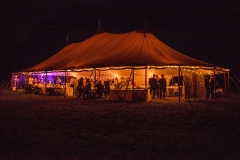 tent at night
